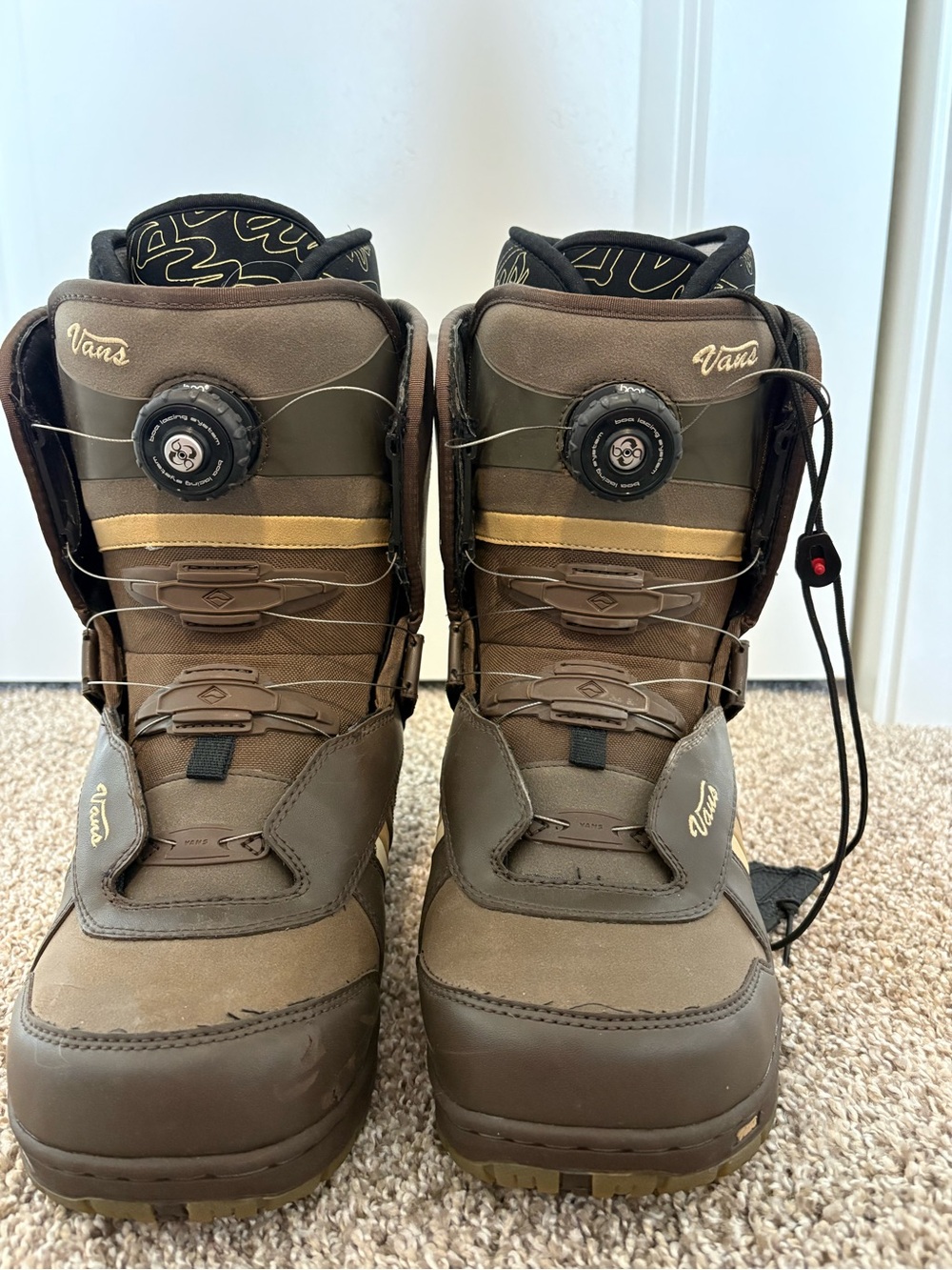 Vans Brown and Tan BOA Winter Snow Boots
